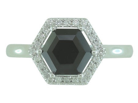 14KW London Blue Topaz Dia Dia-RE3921