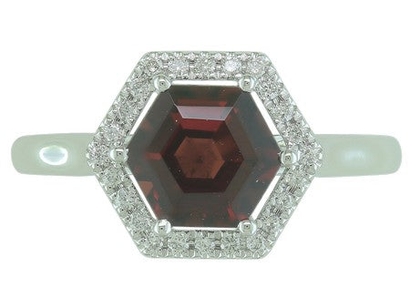 14KW London Blue Topaz Dia Dia-RE3921