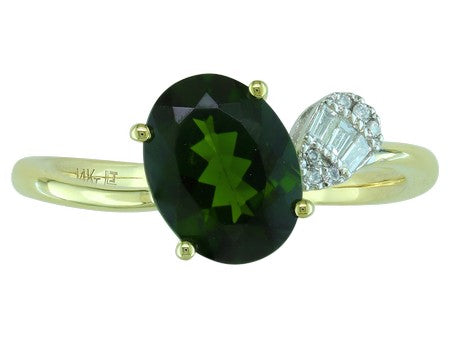 14KTT Chrome Diopside Dia Dia-RG6011