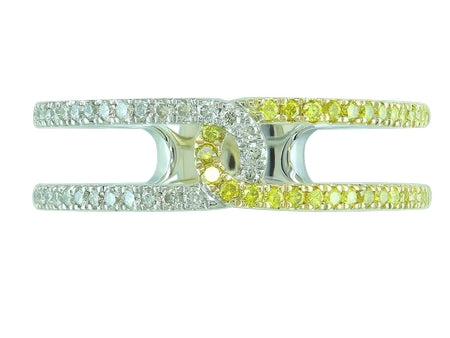 14KTT Fancy Yellow Diamond Dia Dia-RG6018