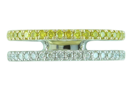 14KTT Fancy Yellow Diamond Dia Dia-RG6020