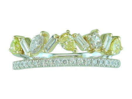 14KTT Natural Fancy Color Diamond Dia Dia-RG6107