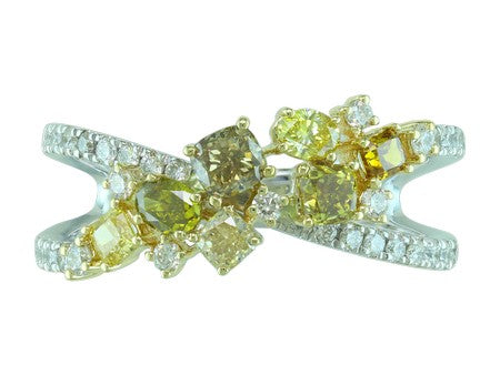 14KTT Natural Fancy Color Diamond Dia Dia-RG6230