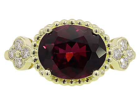 14KY Iolite Dia Dia-RG6275