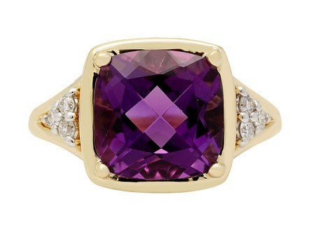 14KY+W Amethyst Dia Dia-RG6285