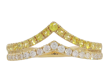 14KW Yellow Sapphire Dia Dia-RG6311