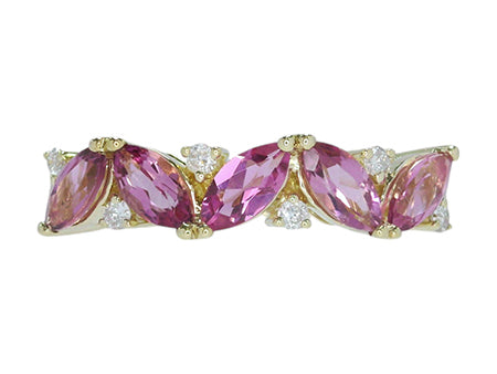 14KW Pink Tourmaline Dia Dia-RG6318