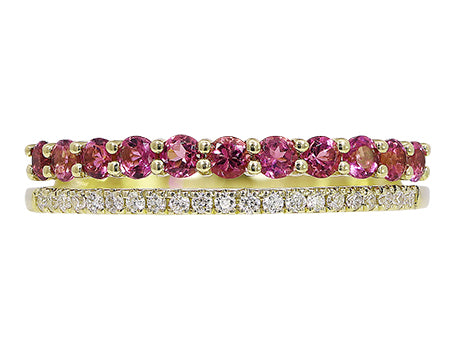 14KY Pink Tourmaline Dia Dia-RG6358